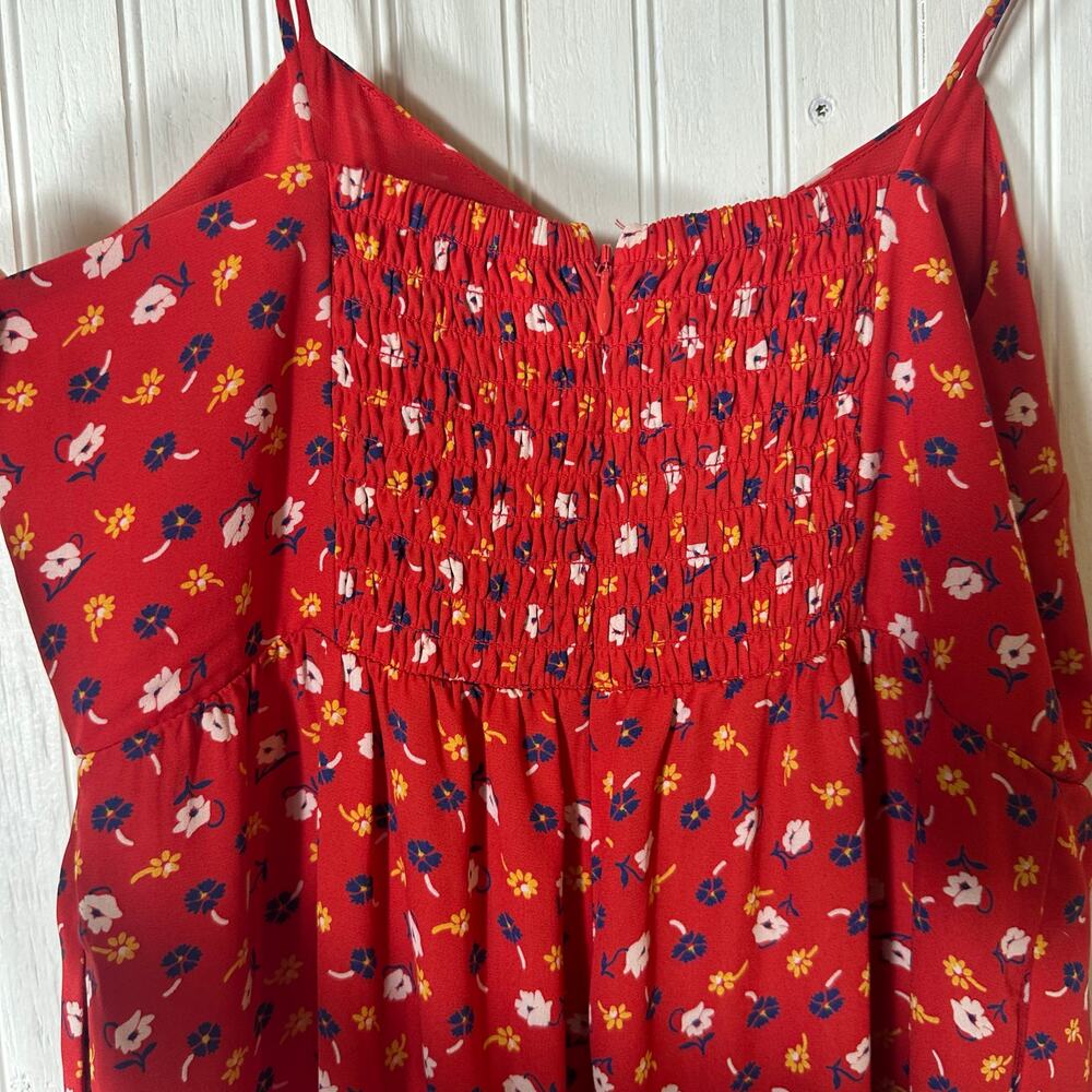 Madewell Ruched Wide-Leg Jumpsuit in Prairie Posies - Picture 6 of 7